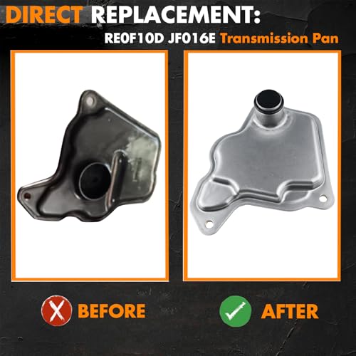 MEMOEO RE0F10D CVT Transmission Filter Oil Pan Gasket Kit 31728-28X0A Compatible with Nissan Altima NV200 Rogue Qashqai QX50 2.0L 2.5L