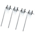 LCGP 4 Pack Heavy Duty Exhaust Hanger Rods Universal Use Exhaust Hanger 3/8" Rod 10" Long