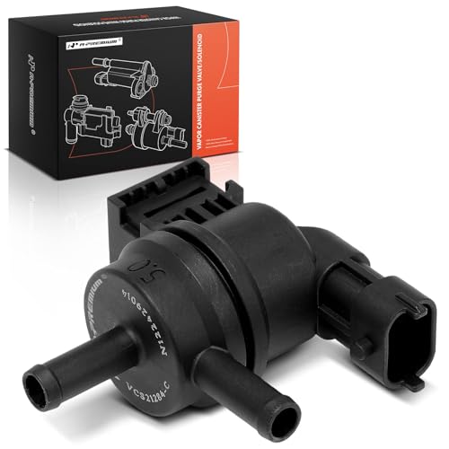 A-Premium Vapor Canister Purge Solenoid Valve Compatible with Hyundai Sonata, Santa Fe, Accent, Tucson, Genesis, Veloster, Azera & Kia Soul, Optima, Sorento, Forte, Sportage, Rio, Sedona, Cadenza