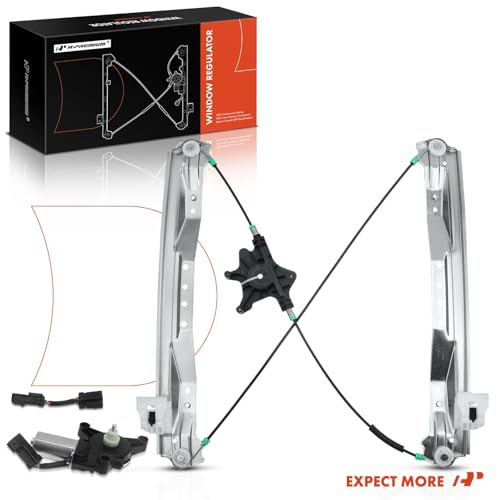 A-Premium Front Driver Side Power Window Regulator and Motor Assembly Fit for Dodge Grand Caravan 2008-2020, Chrysler Town & Country 2008-2016, Ram C/V 2012-2015, with 6-Pin Plug Motor
