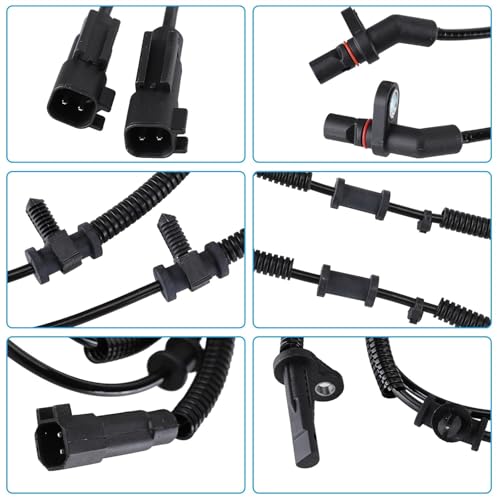 4 PCS Front and Rear ABS Wheel Speed Sensor Compatible for Dodge Ram 1500 2013-2018 & 1500 Classic