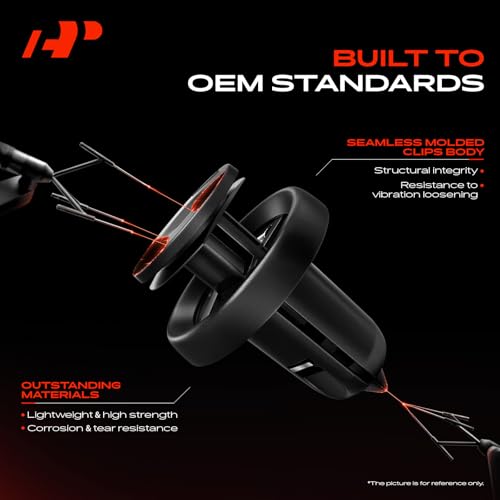 A-Premium 290PCS Retainer Clip Kit Compatible with 2005-2015 Toyota Tacoma