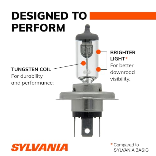 SYLVANIA - 9003 XtraVision - High Performance Halogen Headlight Bulb, High Beam, Low Beam and Fog Replacement Bulb (Contains 2 Bulbs)