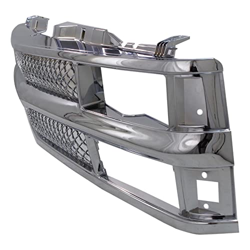 Garage-Pro Grille Assembly Compatible with Chevrolet C1500 1994-1999 Chrome