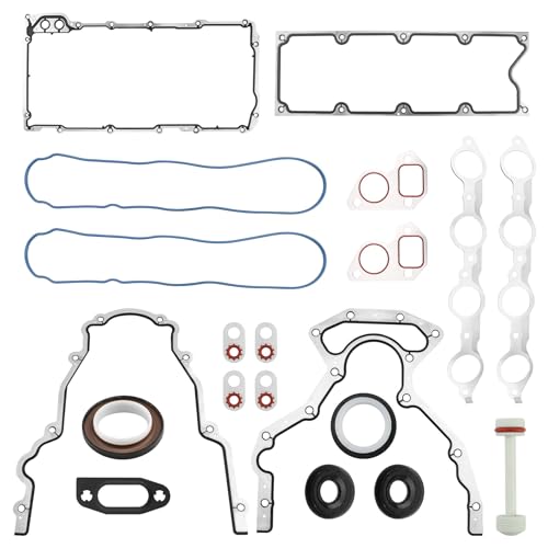 GEN 3 5.3 LS Gasket Set, 6.0 Head Gasket Kit Compatible with 1999-2010 GM Chevrolet 4.8L/5.3L/5.7L/6.0L LS1 LS6 LQ4 LQ9 Engine, Replace# 12633904 12558177 BTR73450