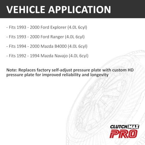 CMPRO Stage 2 Clutch Kit & Slave fits 92-00 Explorer Ranger B4000 4.0L