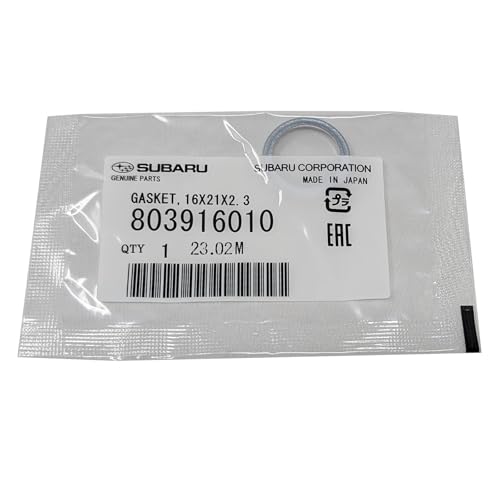 Subaru Engine Oil Filter & Crush Washer Kit (1, 2, 3, 6, 12 pks available) Outback Legacy Impreza Forester XV Crosstrek Ascent 15208AA21A 803916010 (2 Pack)