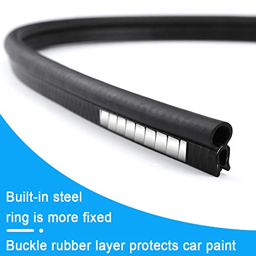 Storystore Automotive Door Weather Stripping 20 Ft EPDM Rubber Seal Strip