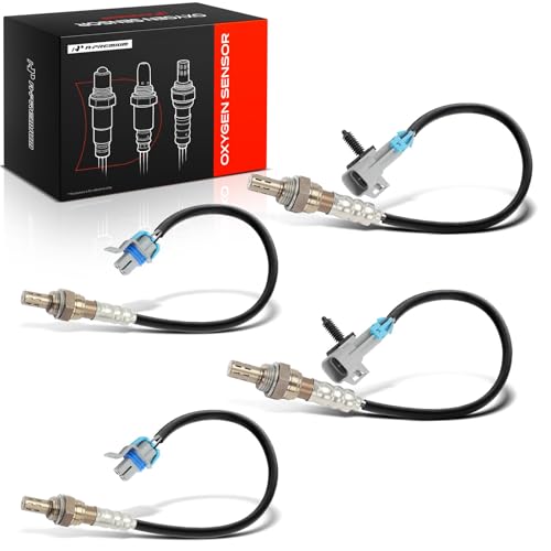 A-Premium Set of 4 O2 Oxygen Sensor (Upstream and Downstream) Compatible with Chevy, GMC, Cadillac & Pontiac - Silverado 1500, Malibu, Tahoe, Sierra 1500, Yukon, Escalade