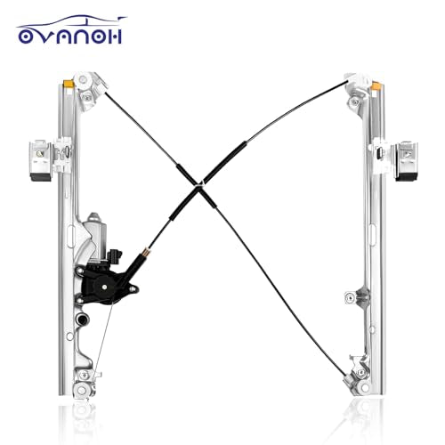 OVANOH Front Left Driver Side Power Window Regulator Assembly W/Motor Compatible for Silverado Suburban Avalanche 1500 2500 3500 00-06 Cadillac Escalade 02-06 GMC Yukon XL Sierra