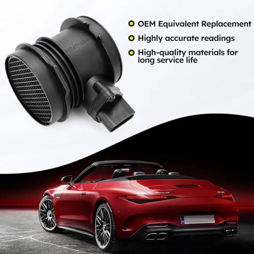 Mass Air Flow Meter MAF Sensor for 1998-2008 Mercedes-Benz C240 C280 C320 CLK320 E320 ML320 SLK320 ML350 S350 C32 AMG SLK32 AMG 2004-2008 Chrysler Crossfire,0280217515 1120940048 0000940948