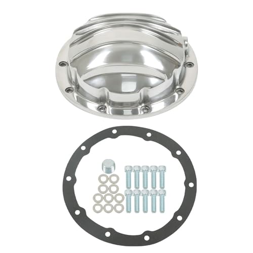 GXYWADY Differential Cover 8.5 and 8.6 Ring Gear Diff Cover Cast Aluminum Replacement for Chevy Replacement for GM Intermediates 1964-Up (all A-B-C-G-K-0 Axles)