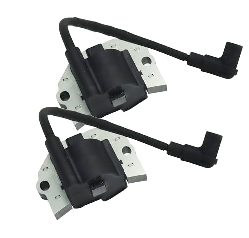 2 Sets of 21171-0745 Ignition Coils Module for Kawasaki FH721V FH601V FH641V FH661V FH680V Lawn Mowers Engine with Spark Plug,Replaces for KM 21171-0742 21171-0713 21171-7039