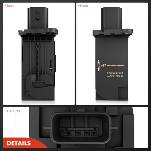 A-Premium Mass Air Flow Sensor MAF [4 Pins] Compatible with Nissan Altima 2016-2018, Sentra 2016-2019, Maxima 2016-2023, Murano 2020-2023, Pathfinder 2017-2020 & Infiniti QX60 2017-2020 & More