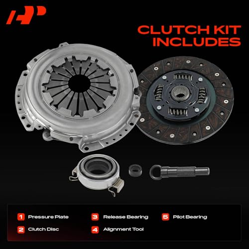 A-Premium Toyota Clutch Kit Set Compatible with Toyota Corolla 1993-2008, Matrix 2003-2008, Yaris 2007-2014, Echo 2000-2005, Celica, MR2 Spyder & Scion xB, xD, xA & Chevrolet Prizm & Geo Prizm