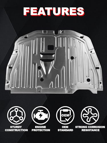 Upgraded Aluminum Engine Splash Shield for 2016-2021 Civic 74110-TBA-A00