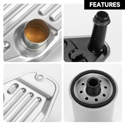 YOLLKY 4WD Transmission Filter Kit for 45RFE 545RFE 68RFE