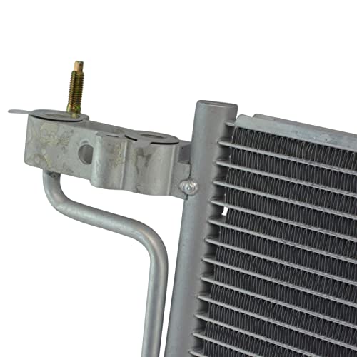 TRQ A/C Condenser and Receiver Drier Assembly Compatible with 2012-14 Ford Focus L4 2.0L Naturally Aspirated
