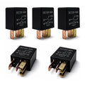 oovmaan 5‑Pack 5‑Pin DC 12V 40A Multi‑Purpose Replacement Automotive Relay for AC Fan, Oil Pump, Light Modification
