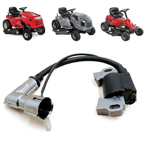 QYMOTO 951-12220 751-12220 Ignition Coil for MTD Troy Bilt 1p90f/p Ignition Coil Huskee LT4200 420cc Engine Craftsman R1000 Rider Huskee LT1500 Troy Bilt Lawn Mower Coil