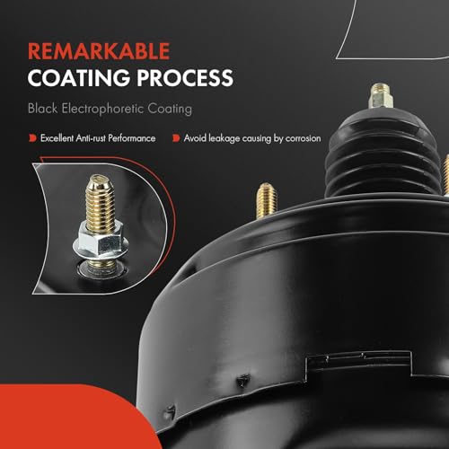 A-Premium Vacuum Power Brake Booster Compatible with Chevrolet Corvette 1968-1976, Without Master Cylinder