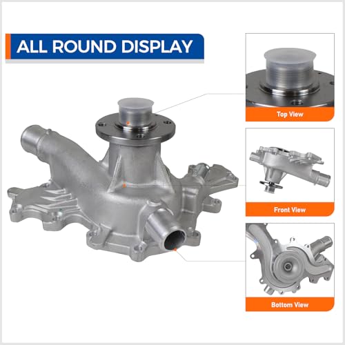 PAROD AW4108 4.0L V6 Water Pump Kit Compatible with 1997-2010 Ford Explorer, 2001-2003 Explorer Sport, 2001-2010 Explorer Sport Trac, 2005-2010 Mustang, 2001-2011 Ranger, 1998-2010 Mercury Mountaineer