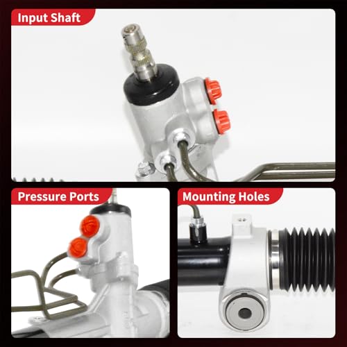 PHOBOOS Hydraulic Power Steering Rack and Pinion Assembly Compatible with Toyota Camry 2007-2011, Avalon 2005-2012 & Lexus ES350 2007-2012, New Unit, Leak Resistance, Direct Fit, Ref.97-2630, 26-2630
