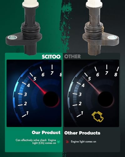 SCITOO 37500R40A01 PC813 Crankshaft Position Sensor fit for Honda for Accord 2008-2017,for Honda for Odyssey 2009-2022,for Honda for Pilot 2009-2021,for Honda for CR-V 2010-2014