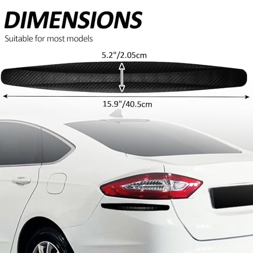 BokWin 4-Packs Black Bumper Guard Strip