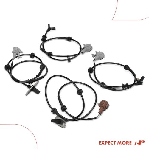 A-Premium 4PCS Front & Rear ABS Wheel Speed Sensor Compatible with Nissan Models - Frontier 2005-2019