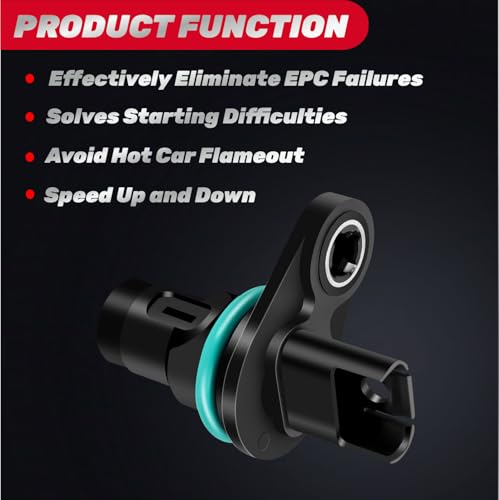 2Pcs Camshaft Position Sensor Compatible with BMW 128i 135i 325i 328i 330i 335i 528i 535i 550i 650i 750i X1 X3 X5 X6 Z4, Replaces OE 13627525014, 13627546660, 13627558518