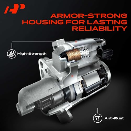 A-Premium Starter Motor Compatible with Chevy Equinox 2008-2017, Malibu, Traverse 2009-2017, Impala 2012-2020 & GMC Terrain 2007-2016, Acadia & Buick Enclave, LaCrosse & Cadillac SRX XTS, 3.0L 3.6L