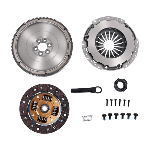 YOMALL Transmission Clutch Kit with Flywheel & Alignment Tool – Compatible with Jetta Golf Beetle 1998-2006 1.8L 1.9L & TT 2000-2006 1.8L Manual Transmission – Replace 17-050 17-072
