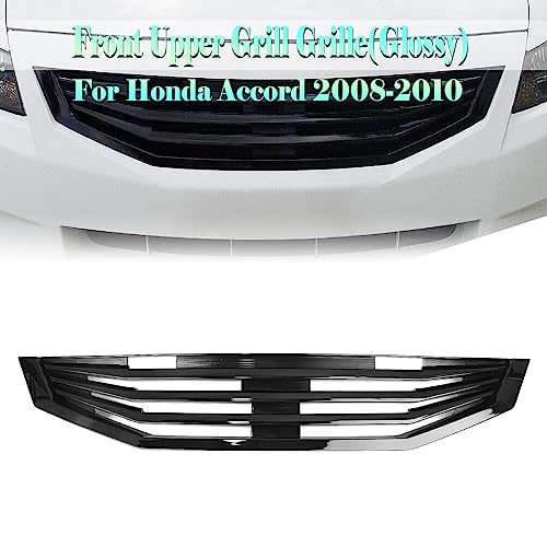 Car Front Bumper Grille Grill For Honda Accord 2 Door Coupe 2008-2010 2009 Car Front Bumper Grille Grill Black Black