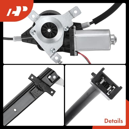 A-Premium Power Window Regulator with Motor Replacement for Ford Crown Victoria Mercury Grand Marquis 1992-2010 Front (Front Passenger Side)