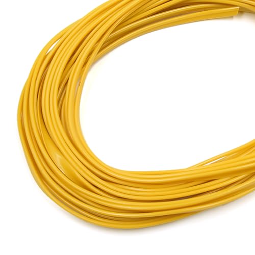 uxcell Yellow Car Interior Exterior Decoration Trim Strip Line 10M Length