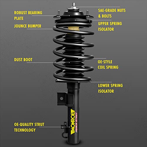 Monroe Quick-Strut 172765 Suspension Strut and Coil Spring Assembly for Toyota Highlander
