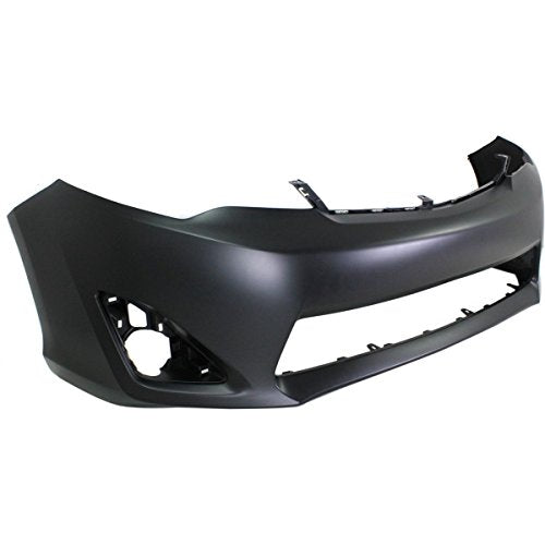 MBI AUTO - Primered, Front Bumper Cover Fascia for 2012 2013 2014 Toyota Camry & Camry Hybrid 12 13 14, TO1000378