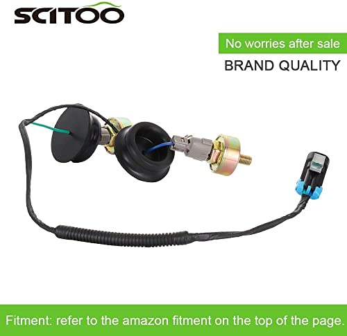 SCITOO Knock Sensor 12575869 Ignition Detonation Sensor Fit for Chevrolet Silverado Suburban Tahoe for GMC Envoy XL Savana Sierra 1500 2500 3500 Yukon XL for Hummer H2 for Pontiac Firebird GTO