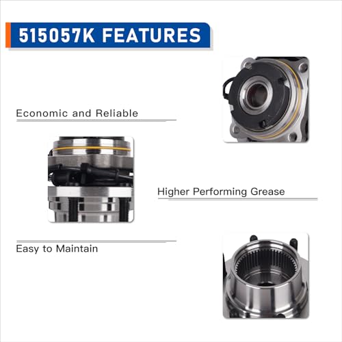 PAROD 515057 Front Wheel Bearing Hub Assembly