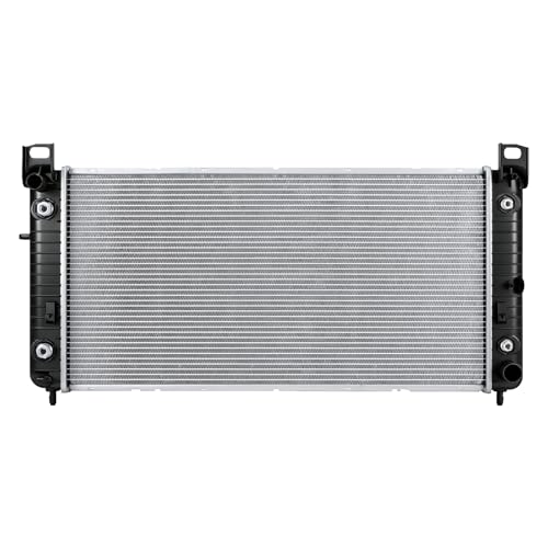 Zynrako CU2370 34'' Engine Coolant Radiator Compatible with Chevy Silverado Suburban Tahoe GMC Sierra Yukon Cadillac Escalade 1996-2014 5.3 6.0 6.2 with EOC GM3010274