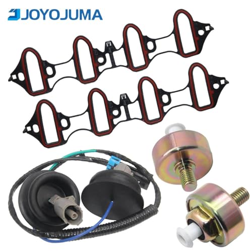 Knock Sensors Wiring Harness and Intake Manifold Gasket Kit for Chevy Suburban Silverado Avalanche Tahoe GMC Sierra Yukon, for Cadillac & More GM Vehicles | Replace# 12601822 12589867 917-033