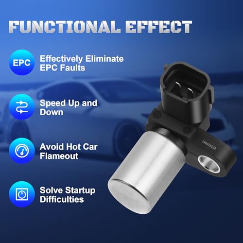 22053AA040 Engine Crankshaft Position Sensor Compatible with 1998-2016 Subaru Forester Impreza Legacy Outback WRX Baja BRZ XV Crosstrek, 2005-2006 Saab 9-2x Replaces 22053AA050, 22053AA051, PC159