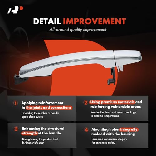 A-Premium Rear Left Driver Side Exterior Door Handle