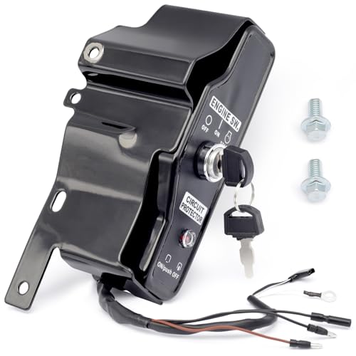 YIYANTO Ignition Switch Box Compatible with Harbor Predator 13HP 420cc Engine 60340 60349 69736, Ignition Switch Control Box Replacement for Equipment with 420cc Motor
