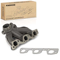 A-Premium [V6 3.8L] Right Side Engine Exhaust Manifold W/Gasket & Heat Shield Compatible with Jeep JK Series Wrangler 2007 2008 2009 2010 2011