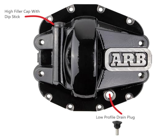 ARB 0750011B Differential Cover Front Black Differential Cover