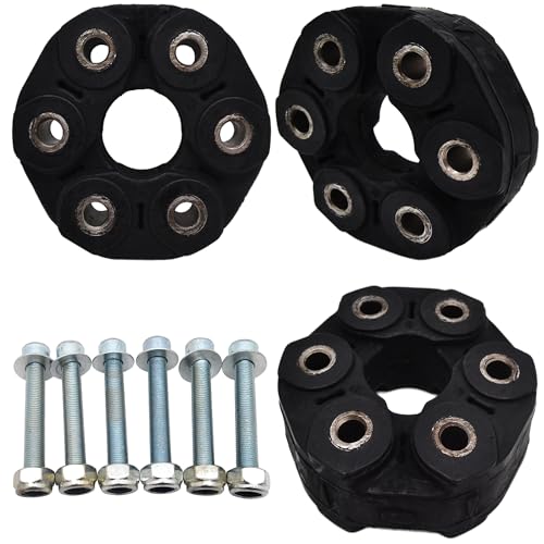 26117503159 DriveShaft Drive Shaft Coupler Flex Joint Drive Shaft Coupling with Bolts Compatible with BMW X5 2000-2010 3.0L 4.4L 4.6L 4.8L 43493 26117503159S1