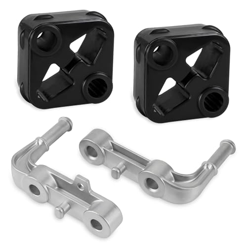 Lazenta 68275662AB Exhaust Bracket Muffler Support Rubber Isolator Hanger Assembly Rear Left & Right Compatible with 2019-2025 Ram 1500 3.0L 5.7L 6.2L, Driver Passenger Side 4PCS