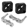 Lazenta 68275662AB Exhaust Bracket Muffler Support Rubber Isolator Hanger Assembly Rear Left & Right Compatible with 2019-2025 Ram 1500 3.0L 5.7L 6.2L, Driver Passenger Side 4PCS